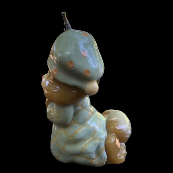 Vintage Feline Feelins Bedtime Prayers Kitty Cat Candle, Cake Topper - Picture 4 of 9